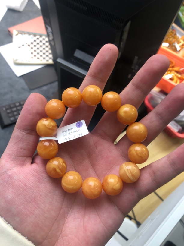 古觅珠宝老蜡手串