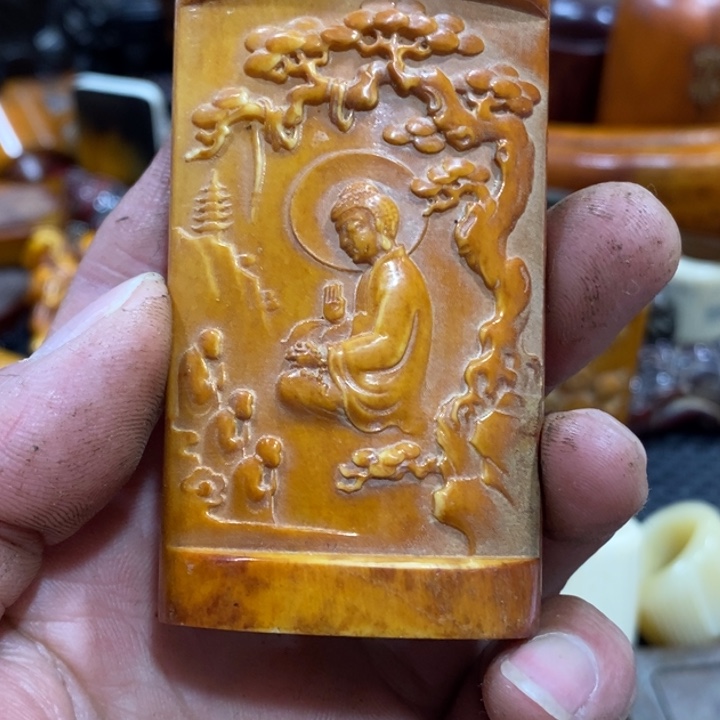 滴血莲花菩提吊坠