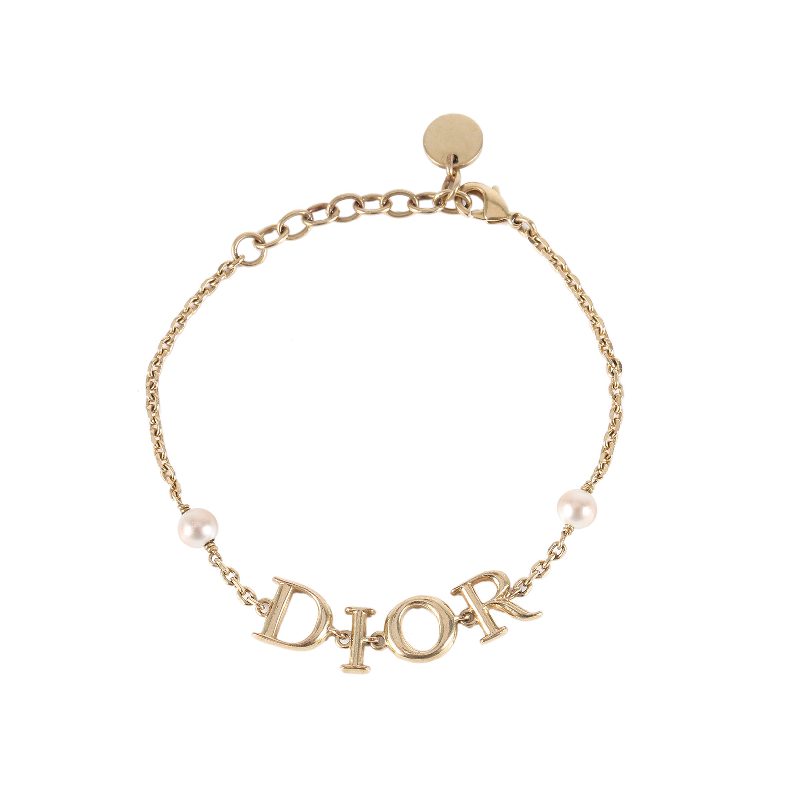 95新 DIOR/迪奥 【念念活动】字母手链 合金