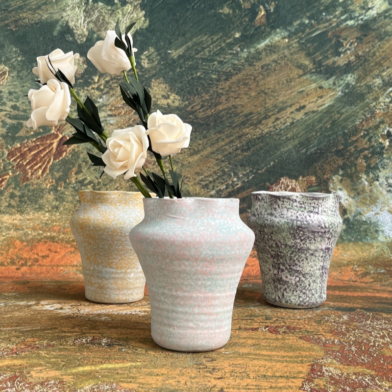 景德镇手工陶瓷花瓶花盆鲜花干花插花花器家具客厅摆件绿植盆