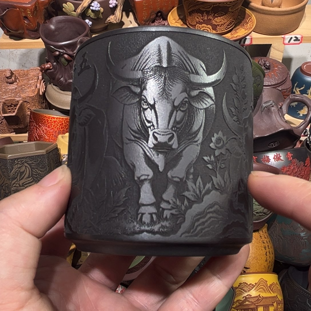 茶杯紫砂宜兴紫砂主人杯