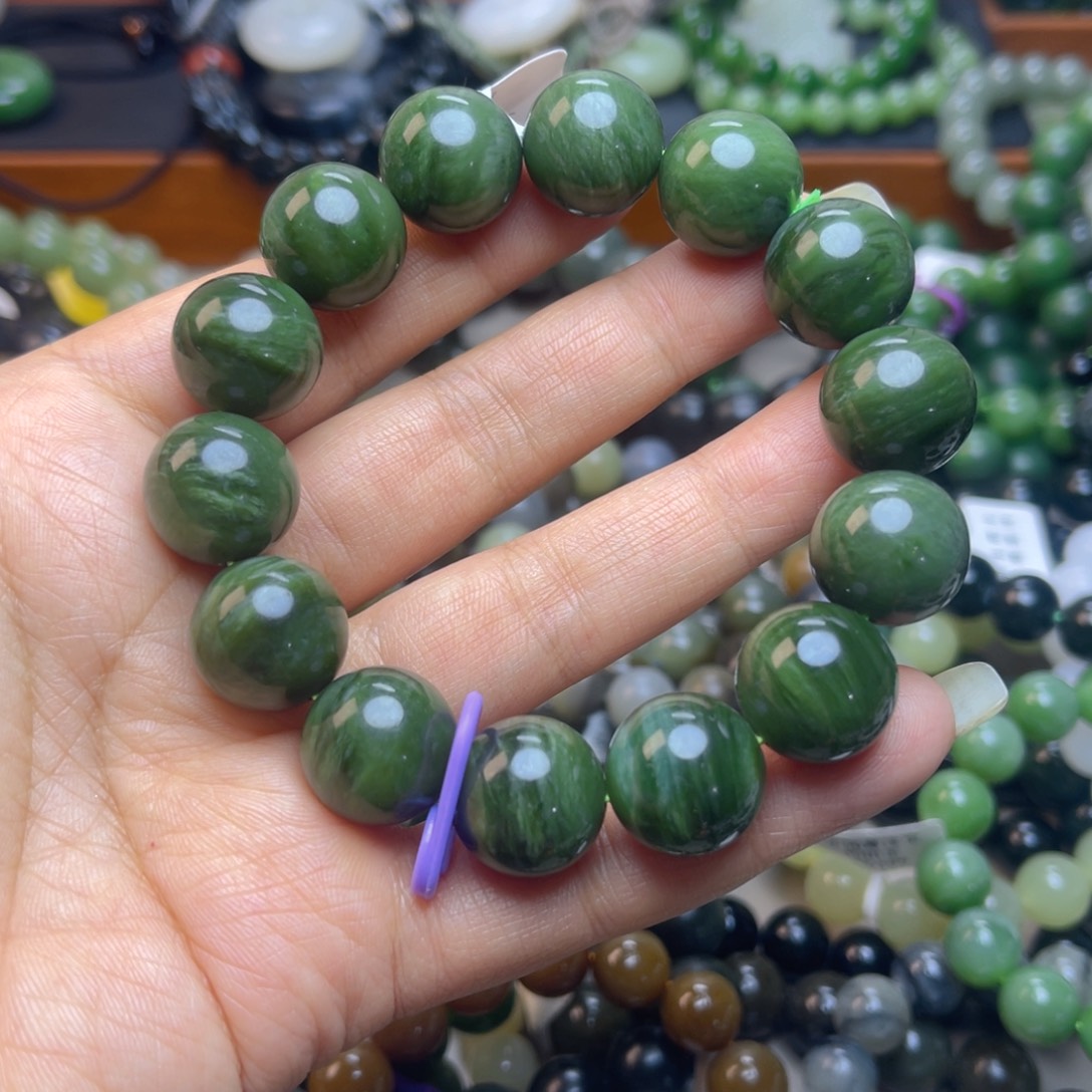 和田玉未镶嵌手链