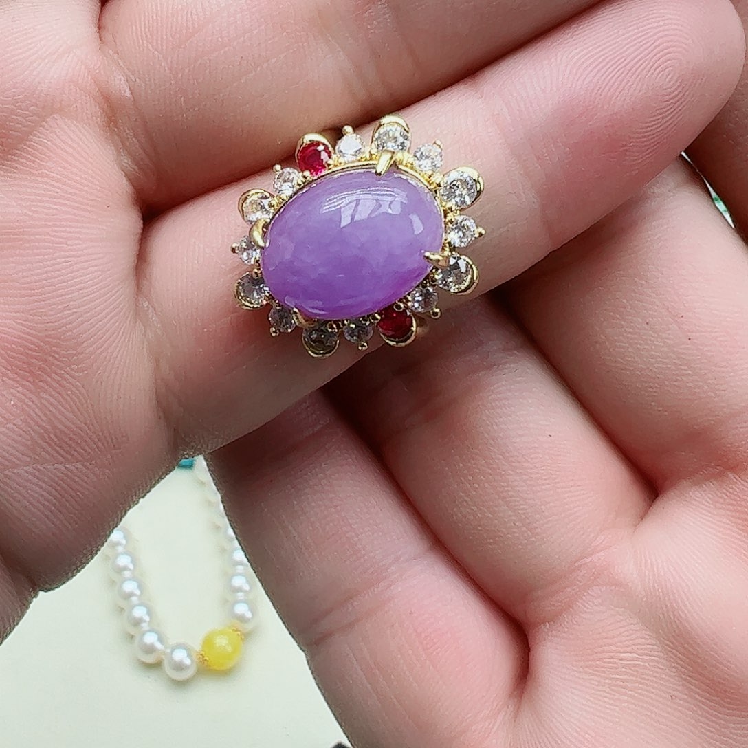 翡翠吊坠(赠链)银S925镶嵌