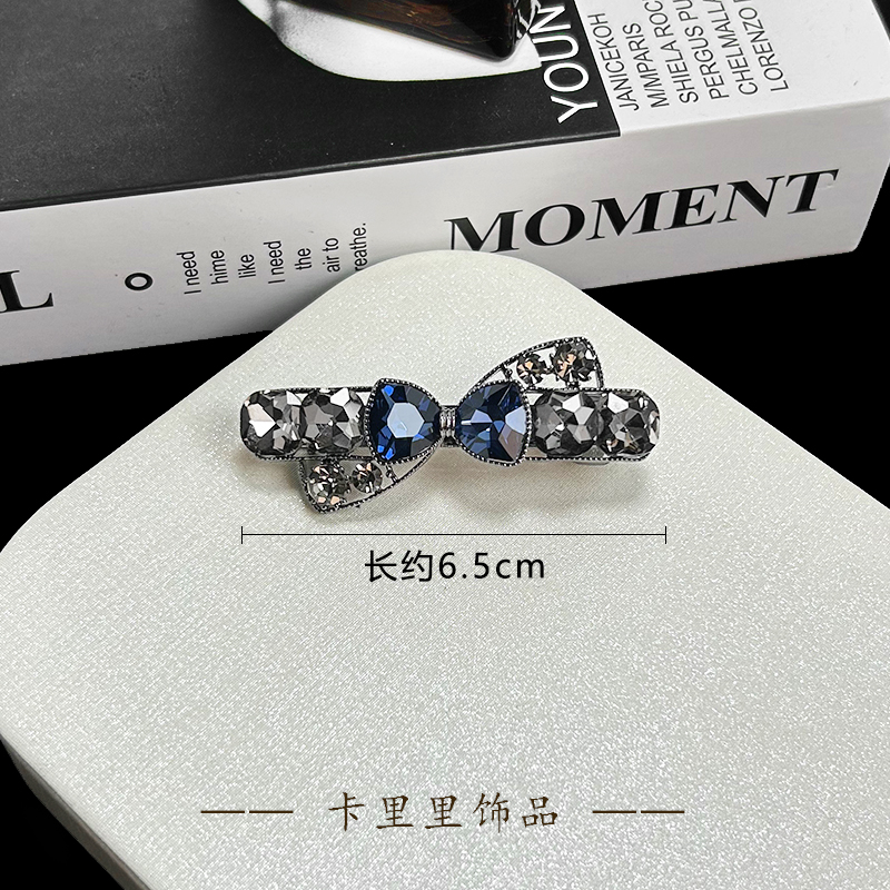 【卡里里饰品】编号743 时尚弹簧夹6.5cm蝴蝶设计款韩版弹簧夹