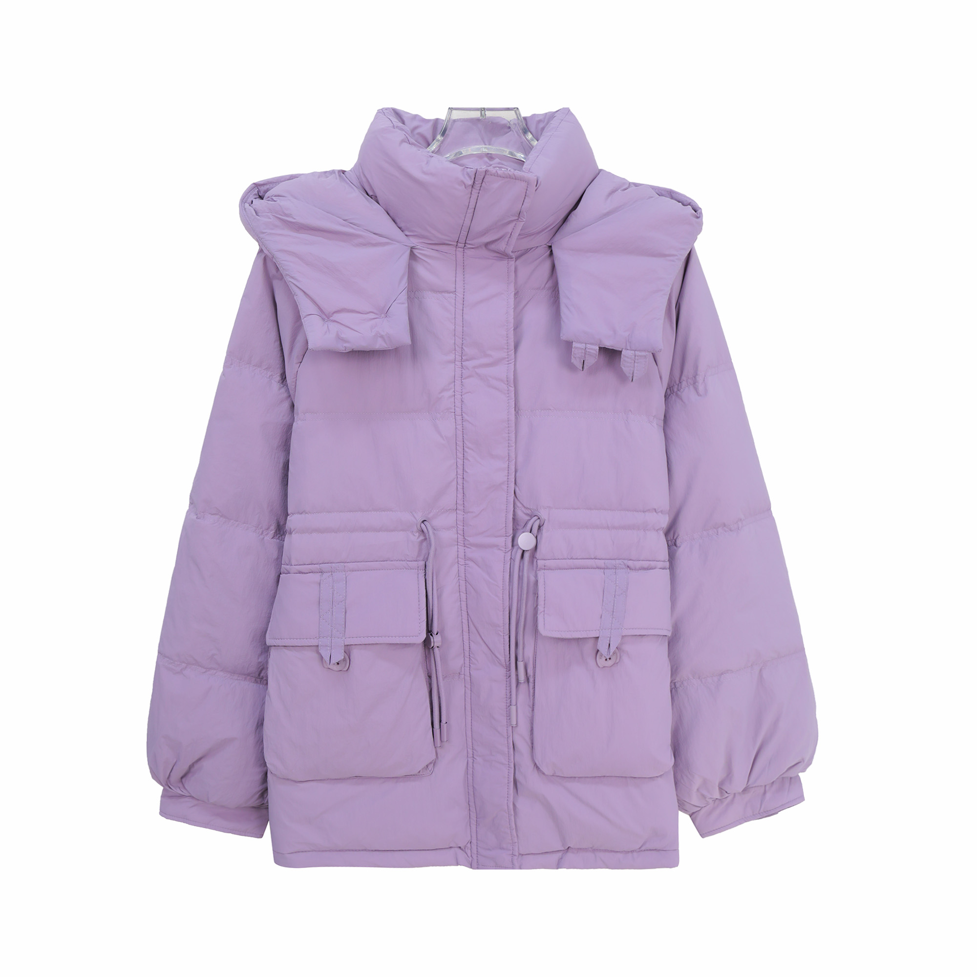 新款收腰百搭潮流洋气通勤简约羽绒服U218