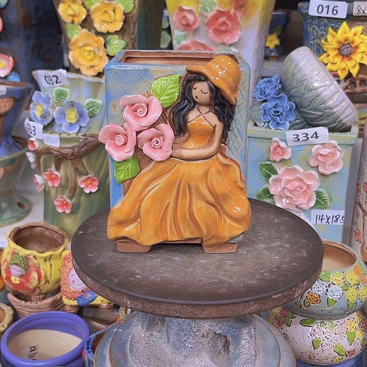 紫砂花盆粗陶材质多肉花盆