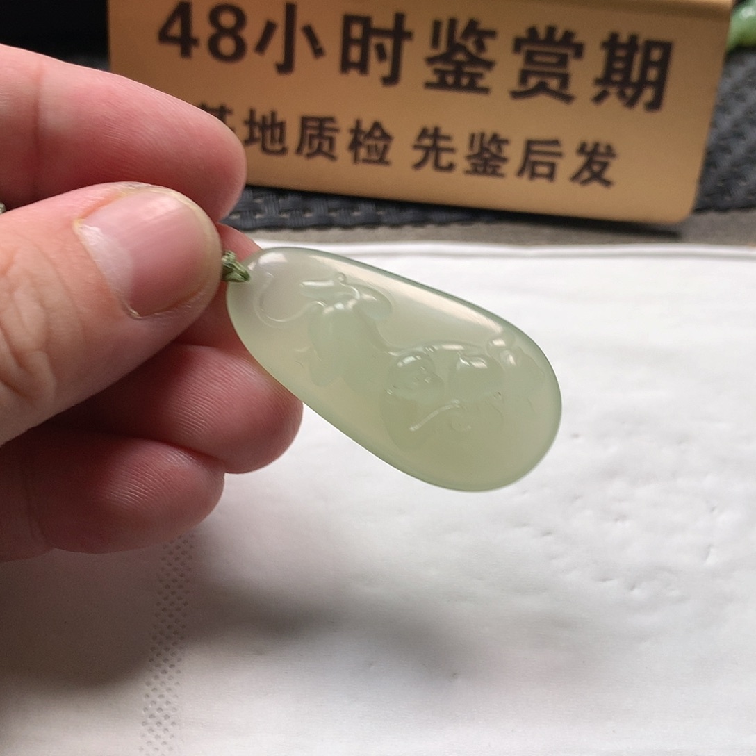 颈饰未镶嵌和田玉猴