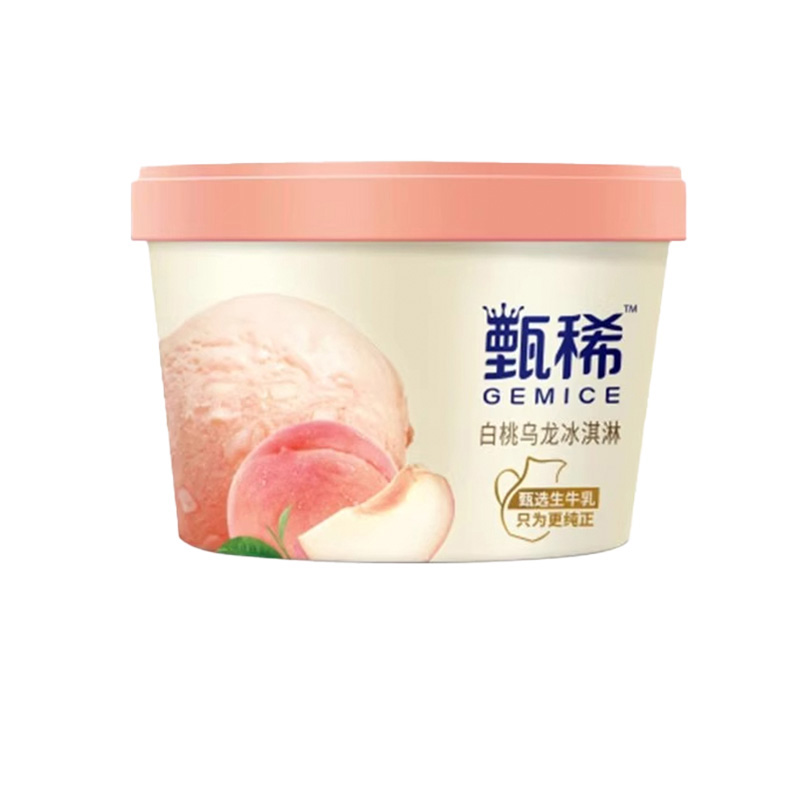 【京东次日达】【1杯】伊利甄稀白桃乌龙雪糕冰淇淋