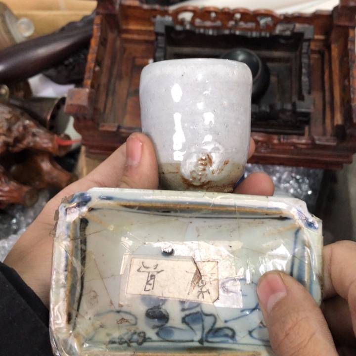 陶瓷孤品单件车里拍