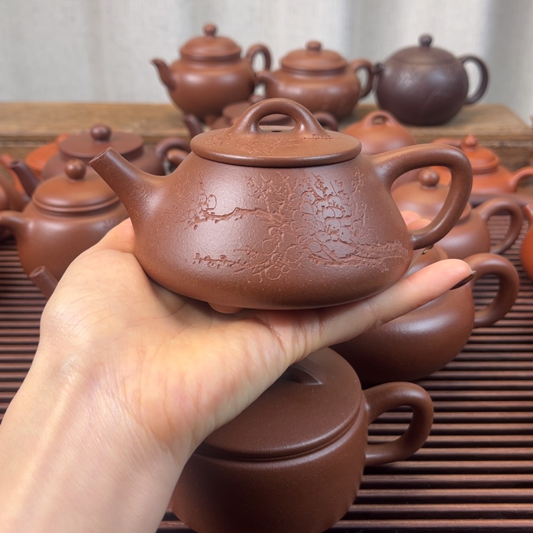 紫砂茶壶景舟平盖230cc