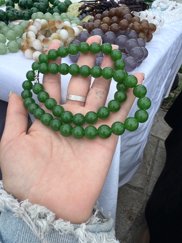 高端精品冰阳绿妈妈链 卡10