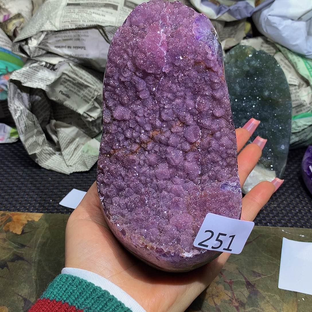 紫晶大型摆件（非配饰）未镶嵌宽*