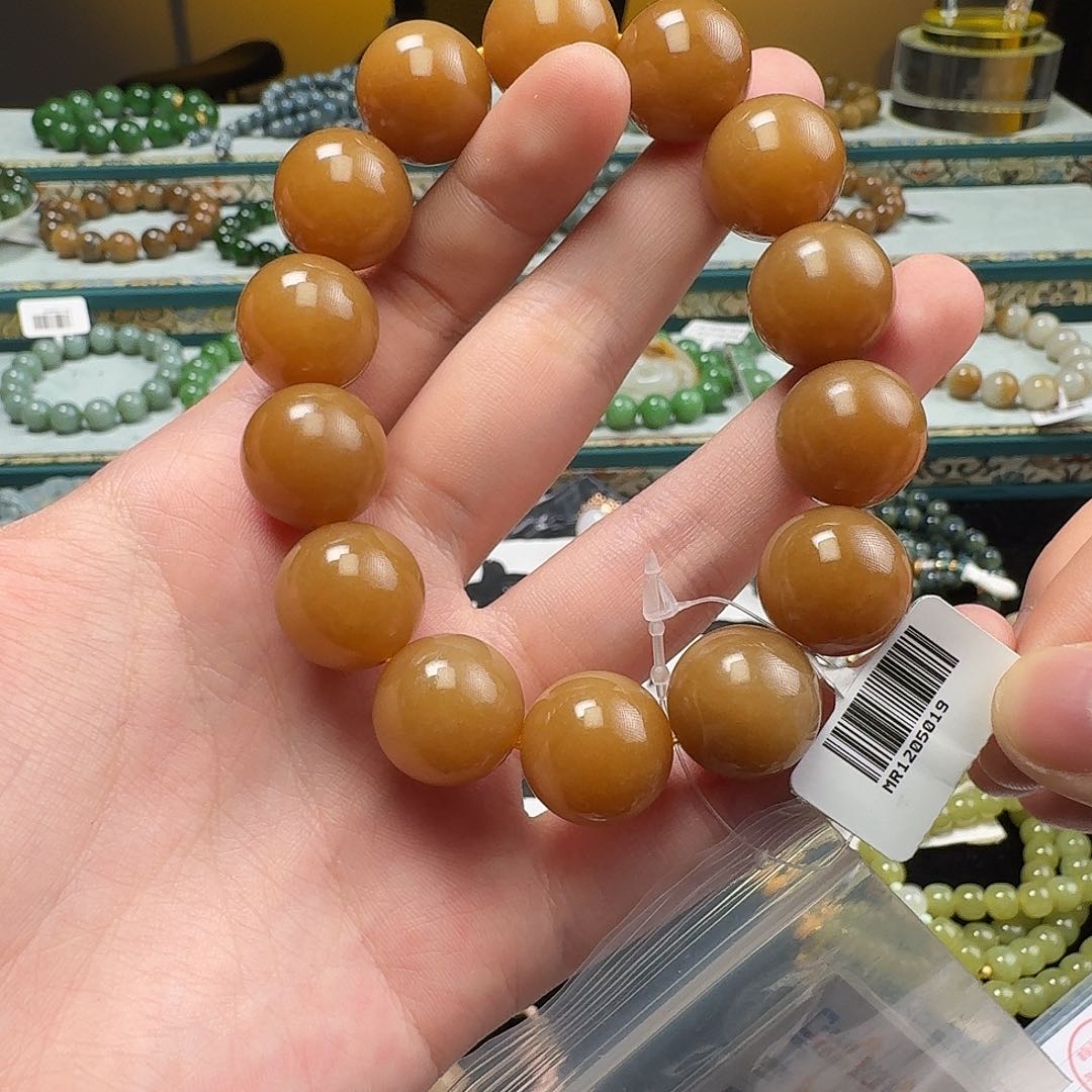 和田玉手串未镶嵌