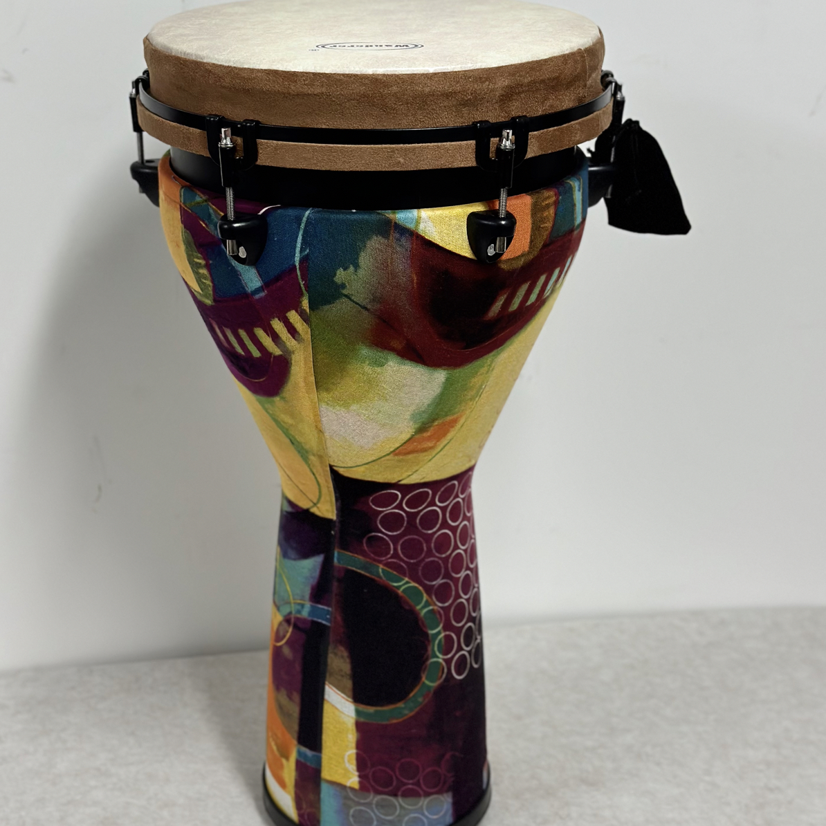 鼓皮12寸鼓螺丝可调音专业舞台表演演奏手鼓成人便携式非洲鼓户外