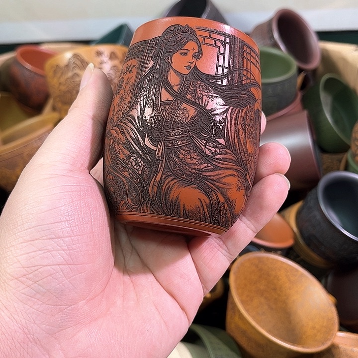 茶杯紫砂全手工紫砂主人杯