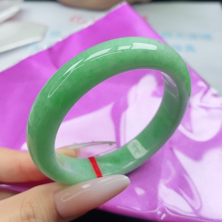 未镶嵌手镯翡翠55-56圈口