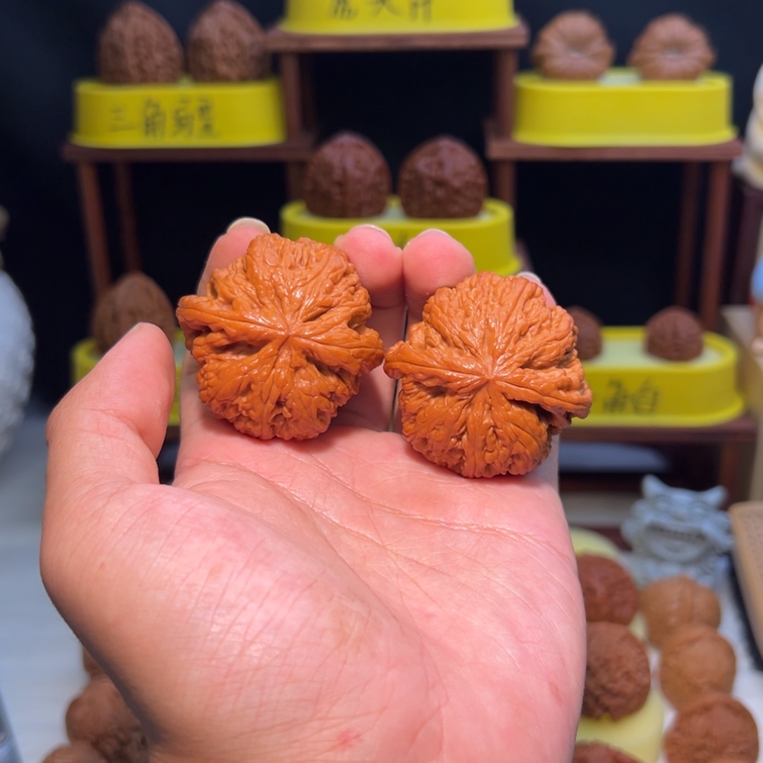 吊坠文玩核桃【毕业级】全品46.5大粗筋
