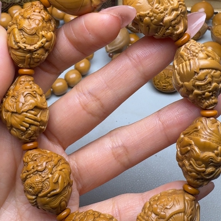 橄榄核手串/手链钟馗