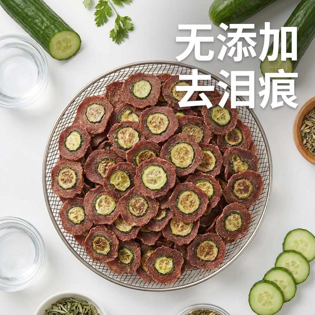 宠物黄瓜鸭肉饼磨牙奖励训犬手工狗狗宠物零食小狗狗子磨牙零食