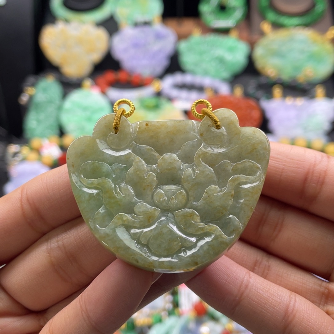 翡翠未镶嵌颈饰代编织