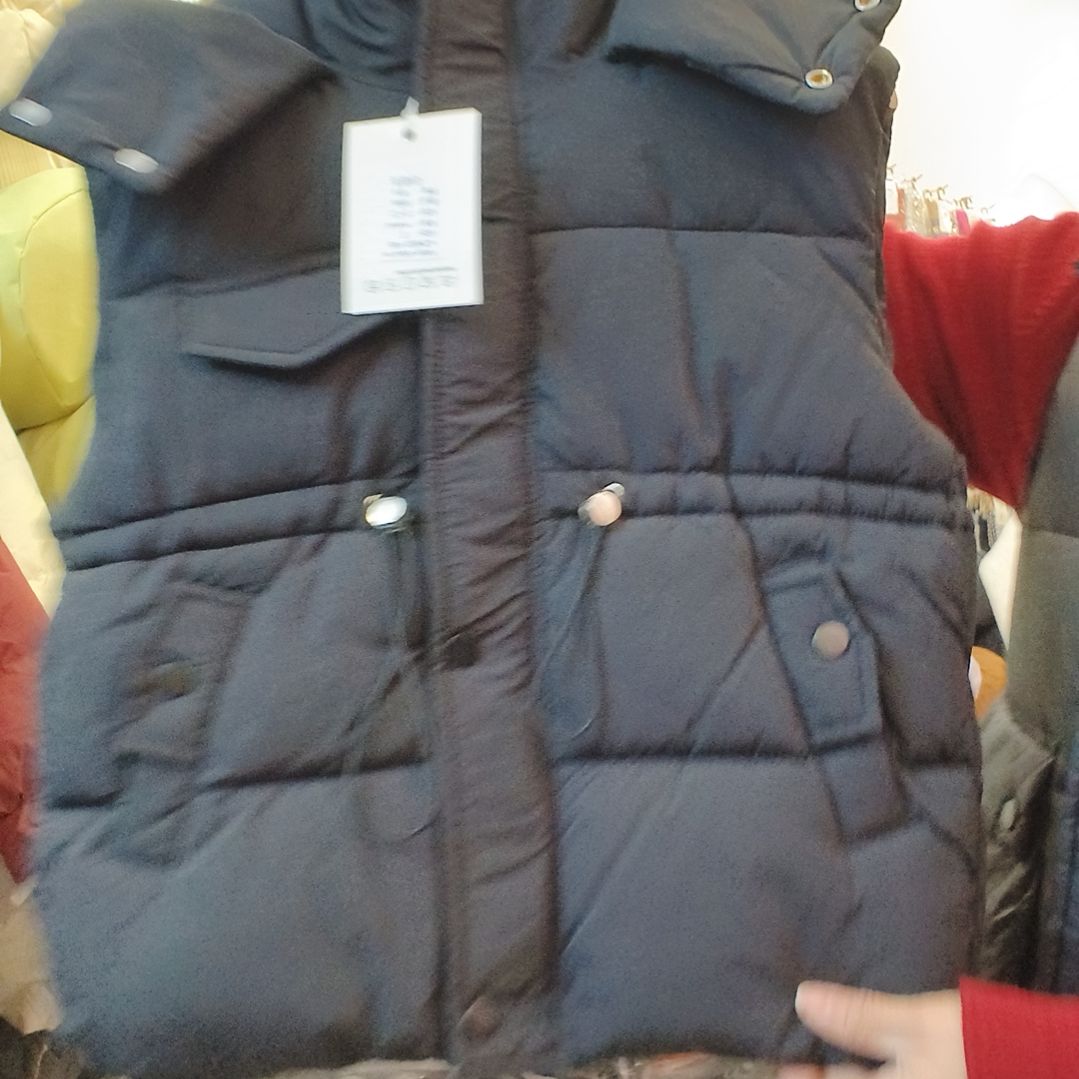 棉马甲100身高收腰