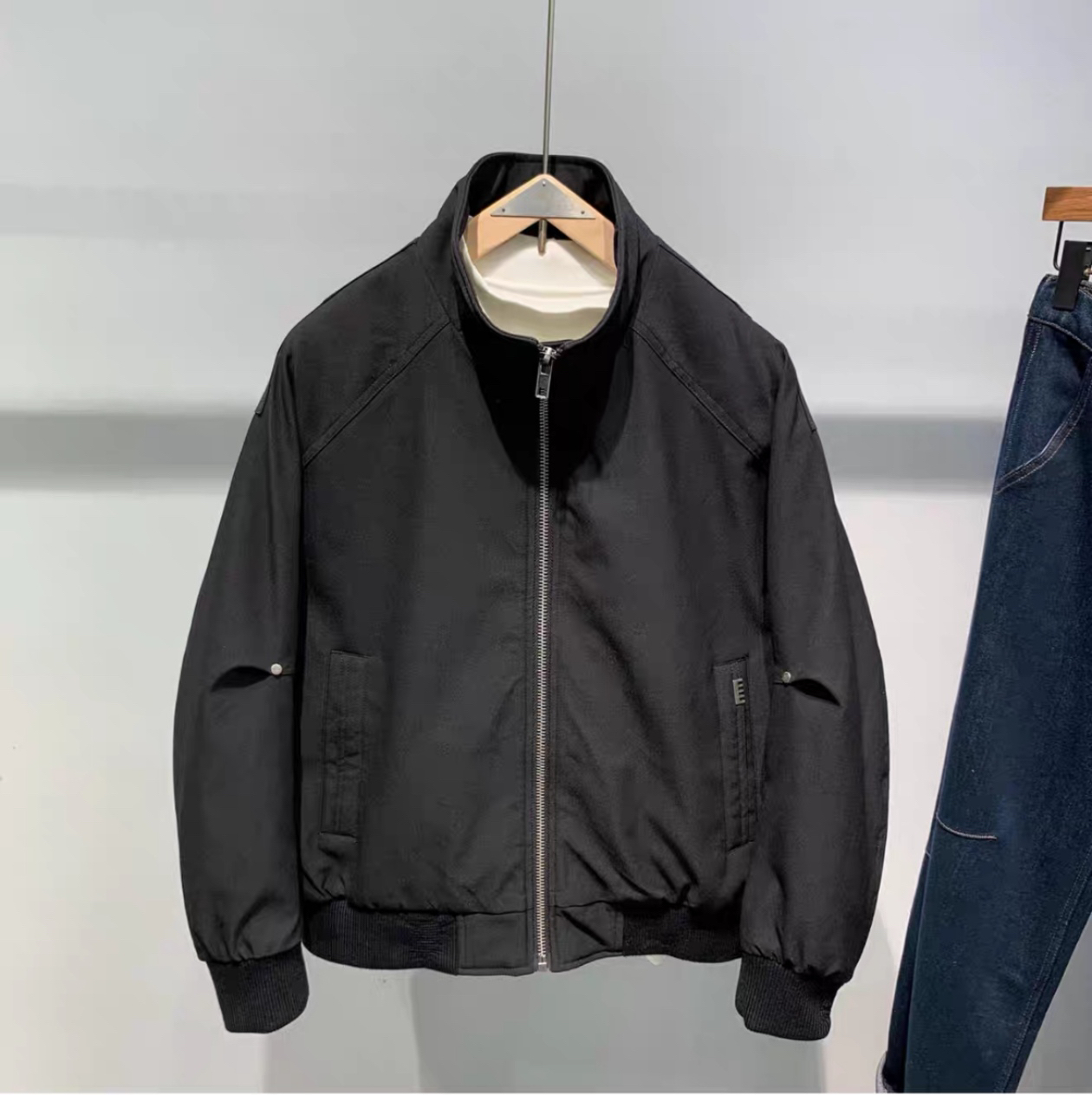 【程橙甄选】冬男立领夹克｜真羽绒服｜90白鸭绒保暖防风工装短款外套