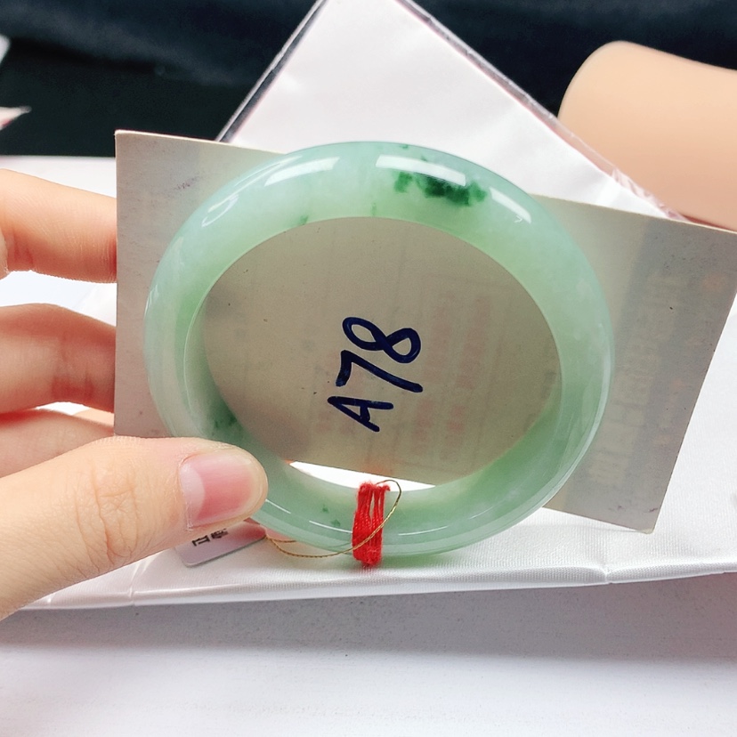 【闪购商品】翡翠手镯未镶嵌天然缅甸a货手镯54+