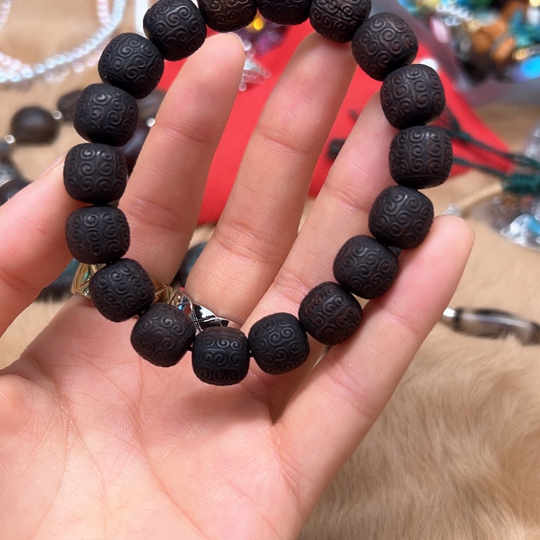 绿水晶手链银S925镶嵌