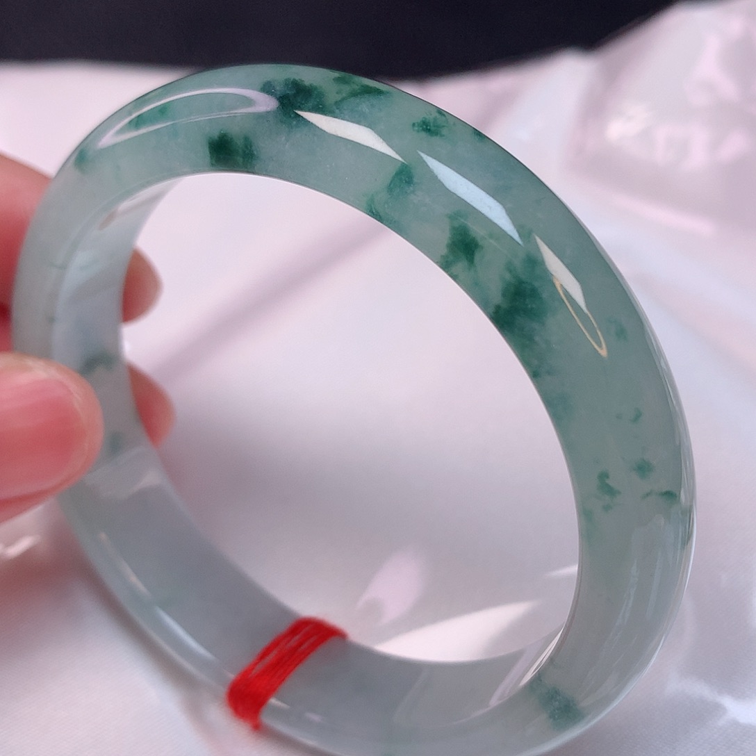 翡翠手镯未镶嵌55 翡翠手镯