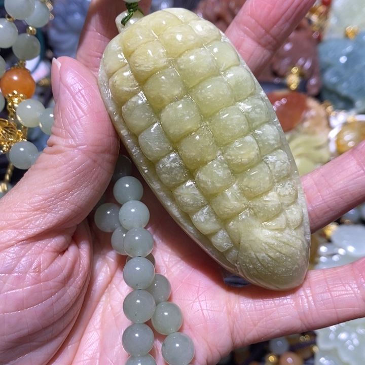 岫玉岫玉吊坠未镶嵌