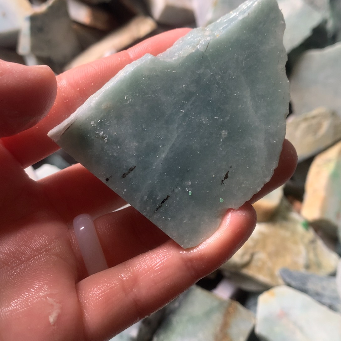 翡翠颈饰未镶嵌缅甸翡翠