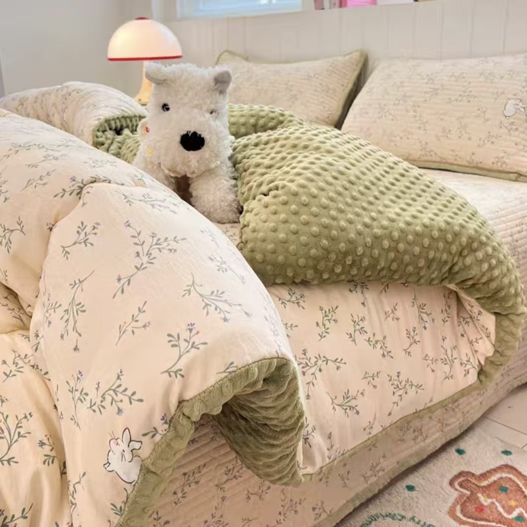【一只兔豆豆被】200*230柔软加厚柔软儿童加厚保暖冬被