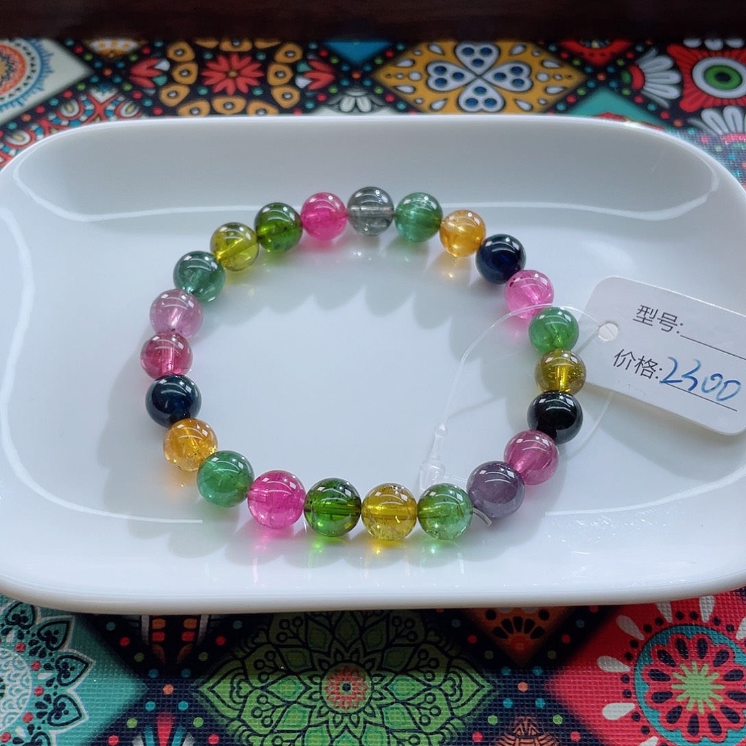 手链未镶嵌碧玺8.3mm左右