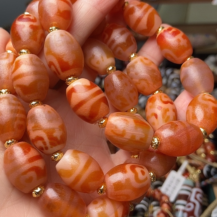 玛瑙/玉髓未镶嵌手链1发一条