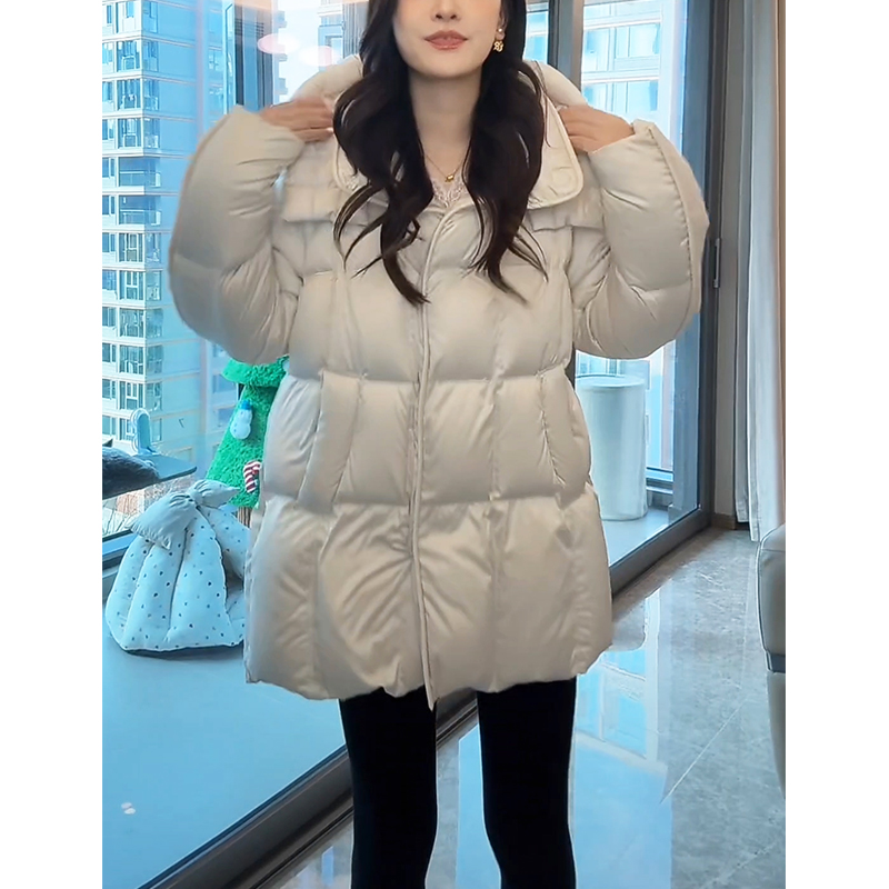 【李雪儿专属】轻奢款时尚百搭95白鸭绒女士休闲鸭绒服