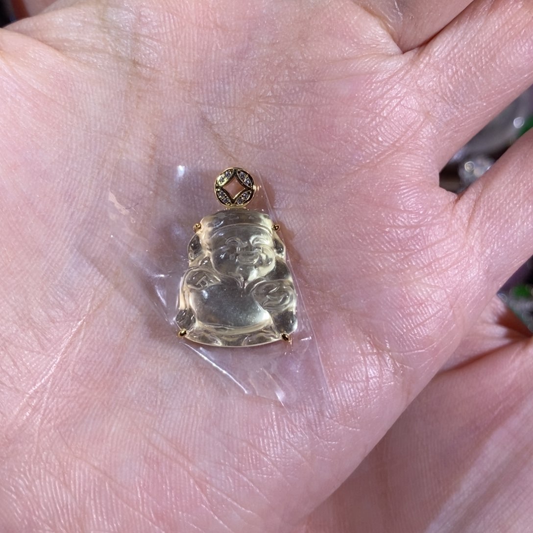 石英质玉吊坠(赠链)未镶嵌
