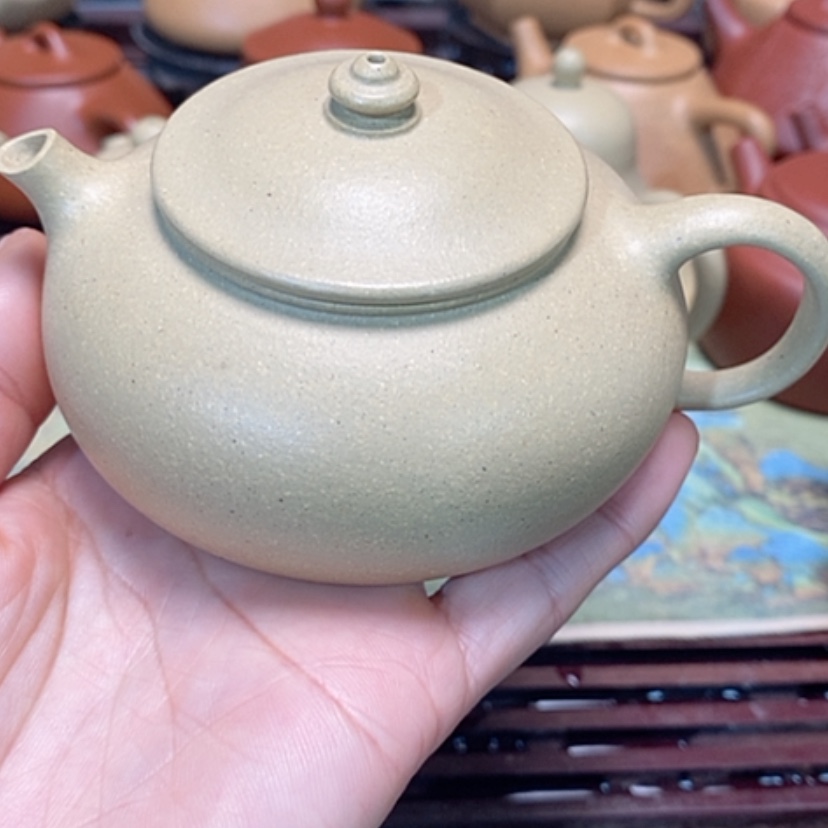 【闪购商品】紫砂茶壶本山绿泥半手工清仓