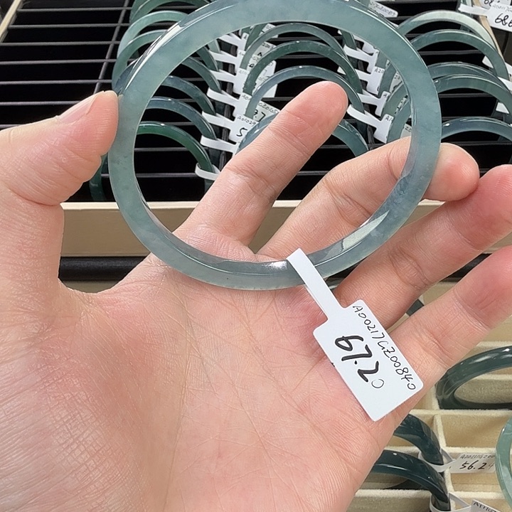 翡翠手镯未镶嵌老*长67.20