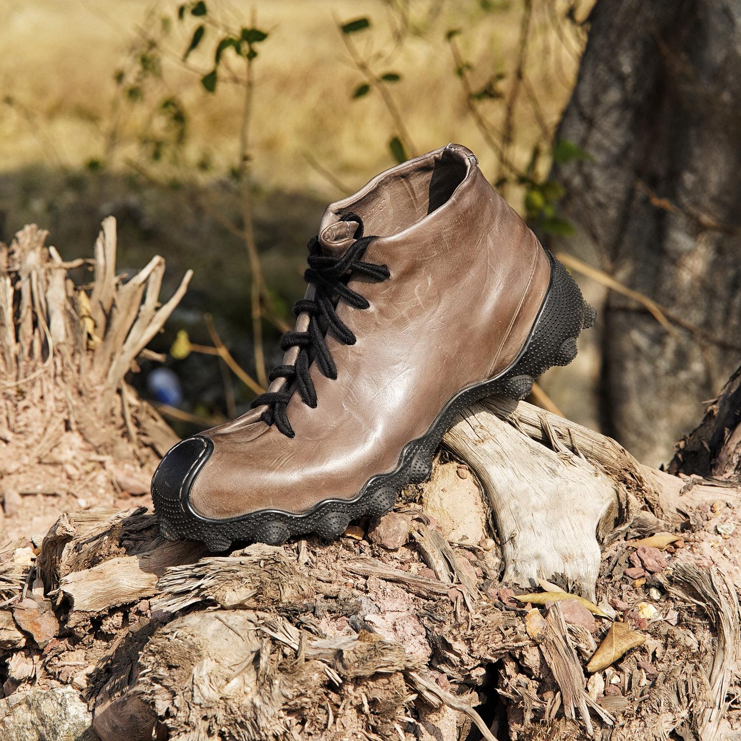 西部印象高帮缓震防滑时尚耐磨情侣款跑步鞋登山鞋开拓者052747