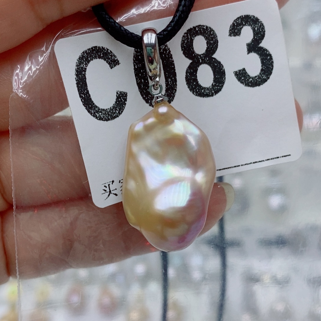 淡水珍珠颈饰银S925镶嵌