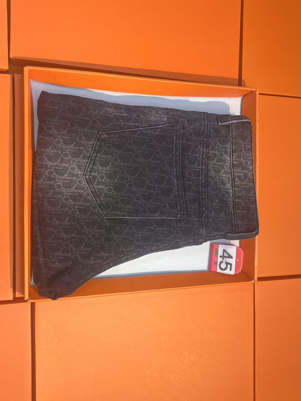 （裤1）45号中弹百搭牛仔裤男士高弹裤子微弹