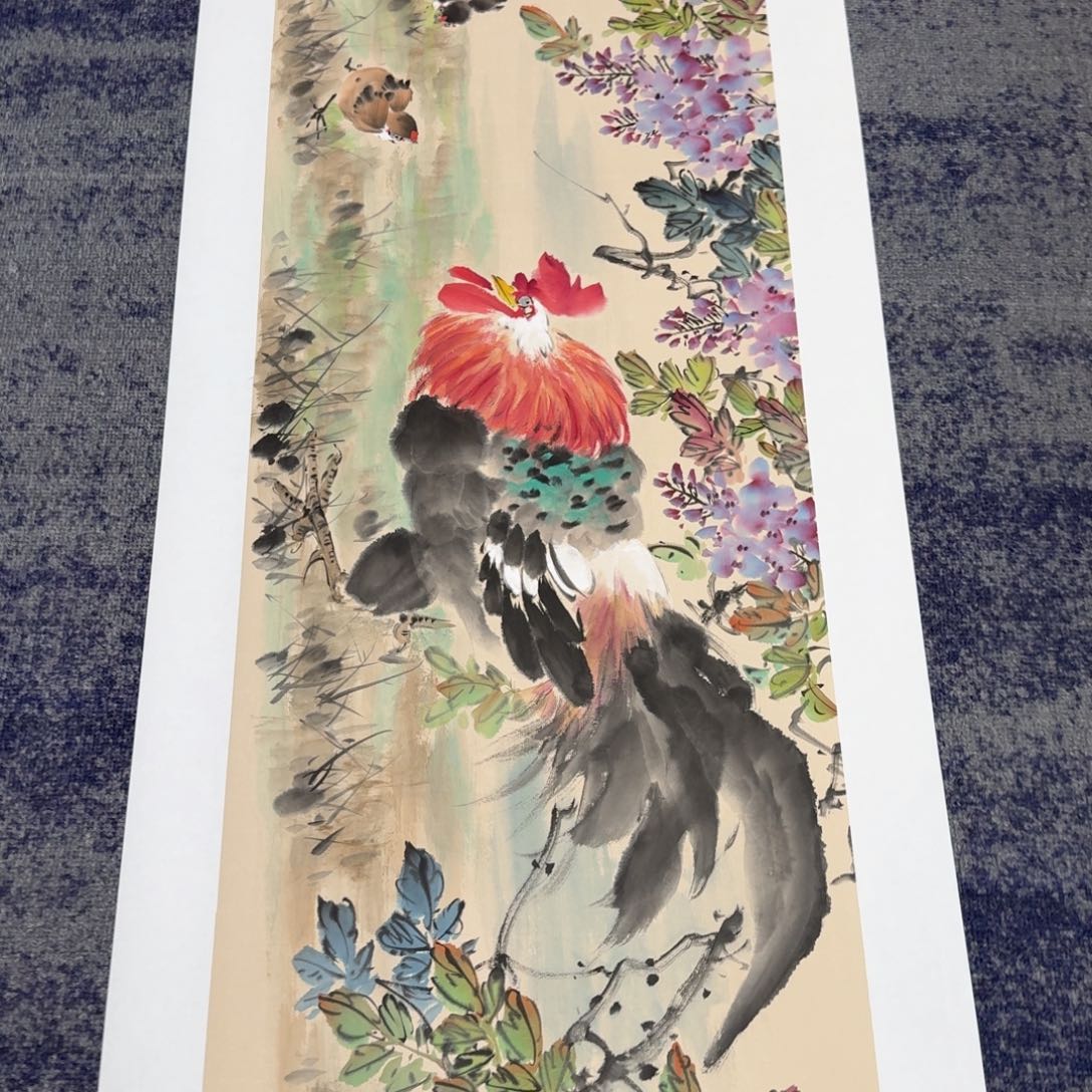 国画国画作品山水花鸟纯手绘