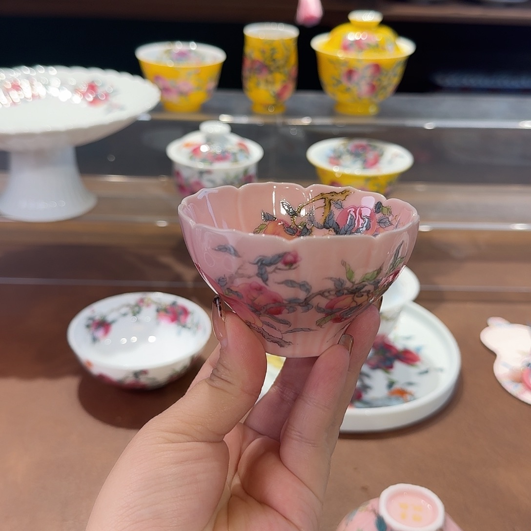 珐琅彩主人杯茶具系列