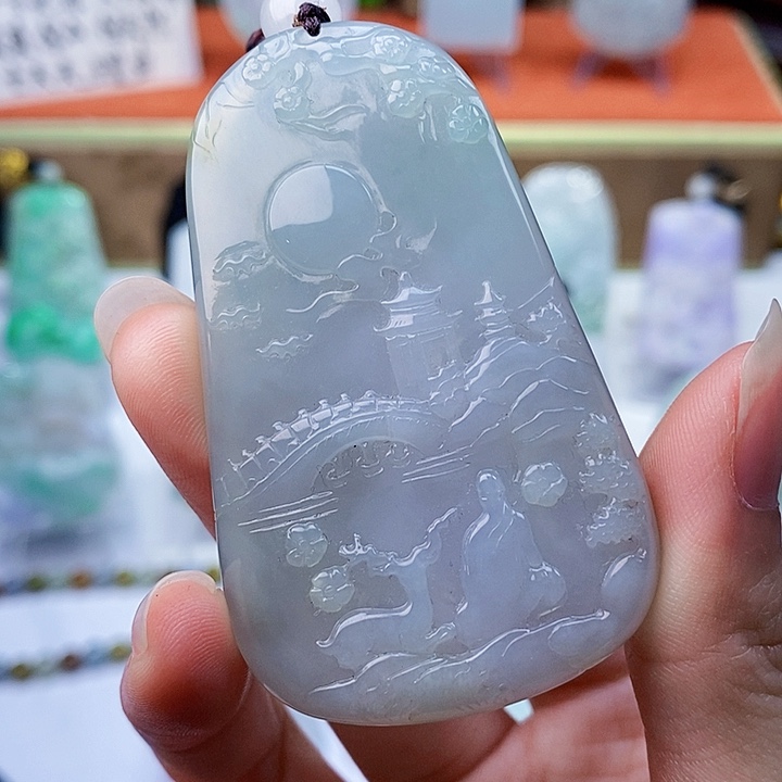 颈饰未镶嵌翡翠翡翠