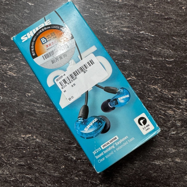 99新 Shure/舒尔 99新 舒尔SE215 有线耳机