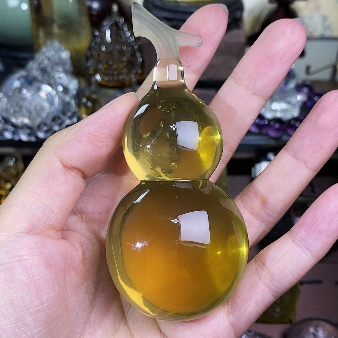 水晶摆件未镶嵌哆***茗摆件