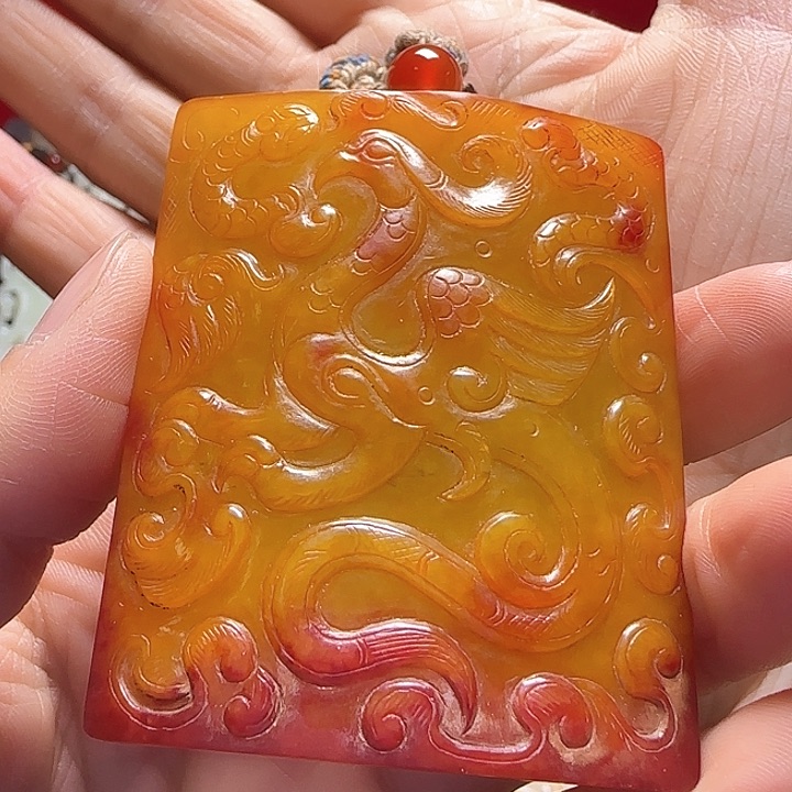 和田玉车挂未镶嵌