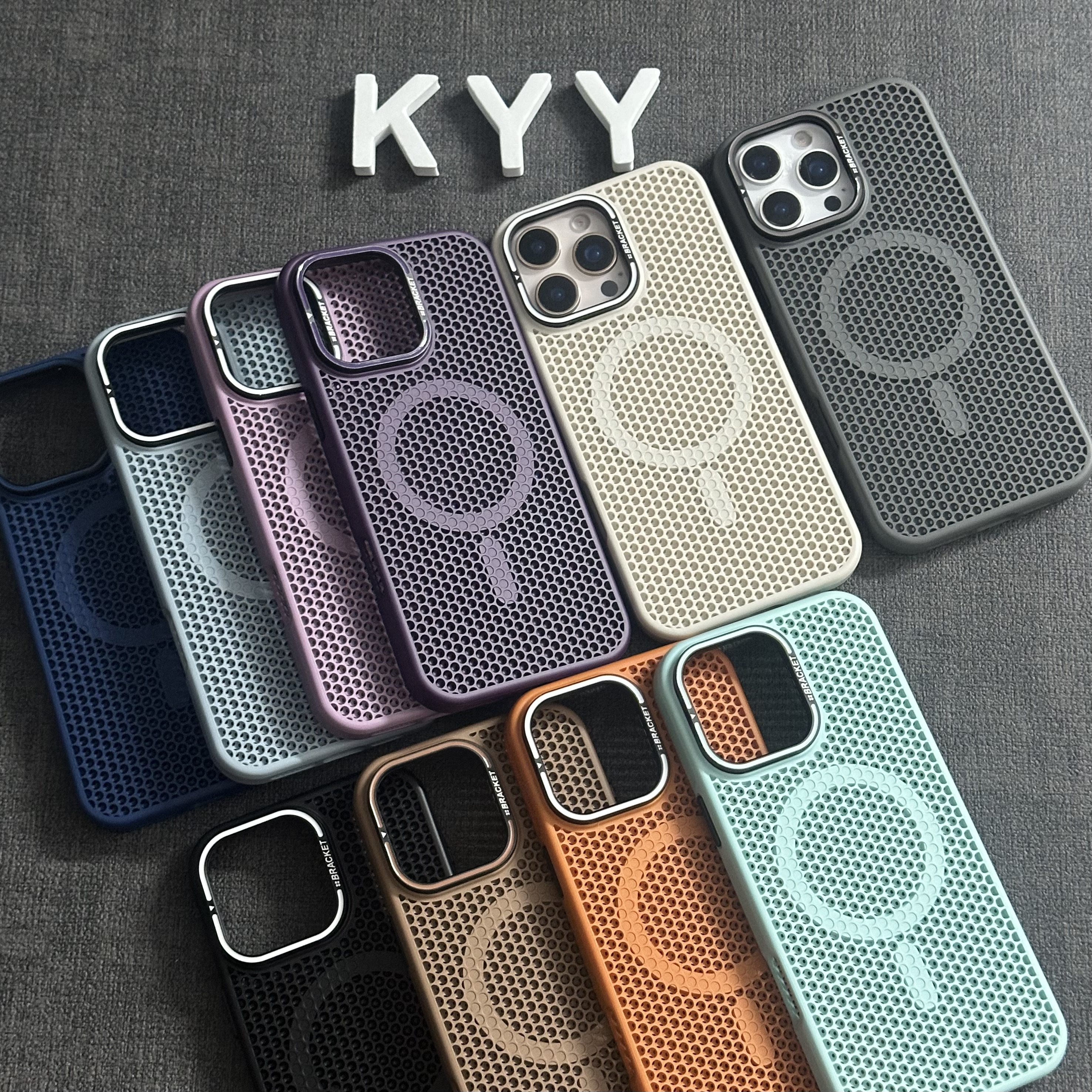 极简散热镜头支架磁吸适用iPhone16poromax手机壳17/15防摔男女14