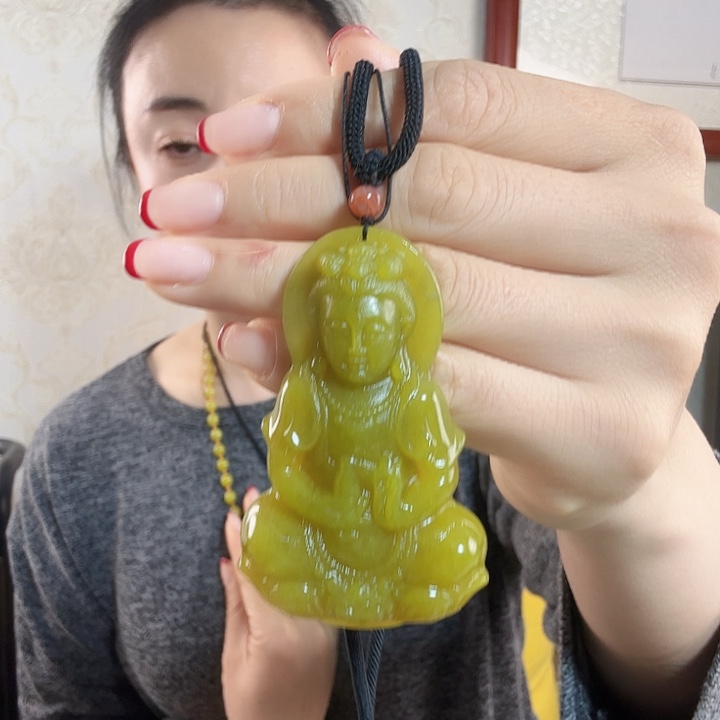 岫玉吊坠(不含链)未镶嵌毅*