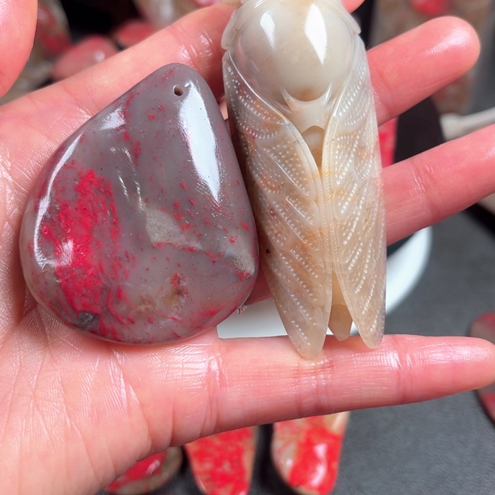 昌化鸡血石华****机昌化鸡血石原石